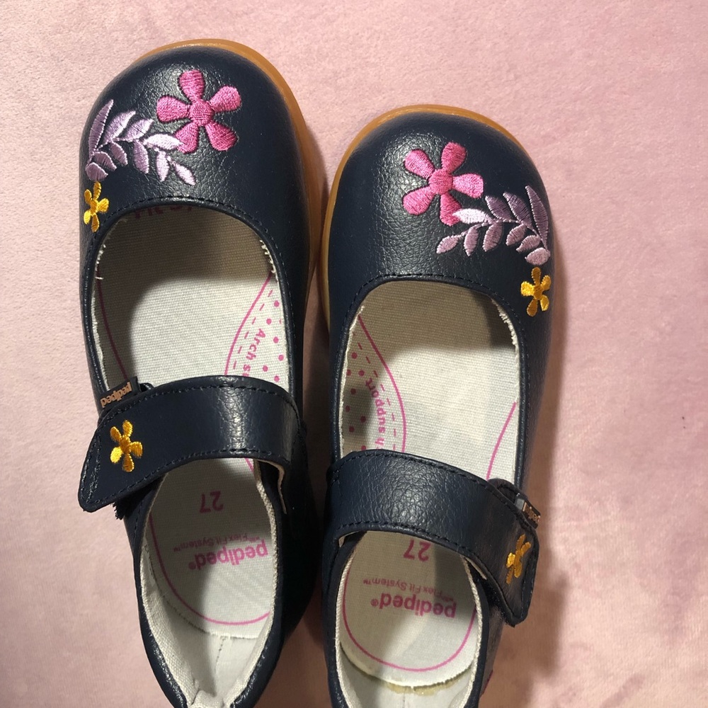 Pediped Flex Tabitha navy shoes - Picture 5 of 9